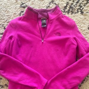 Hot Pink North Face Fleece size M